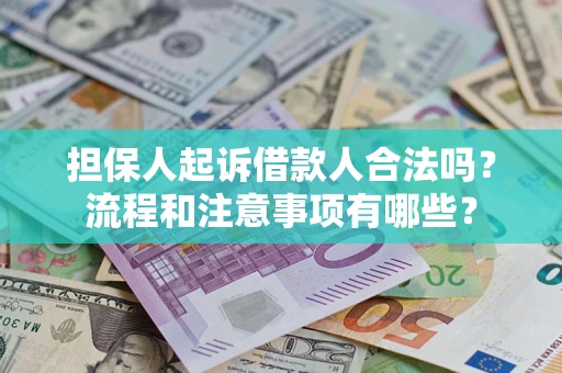 北京担保人起诉借款人合法吗？流程和注意事项有哪些？