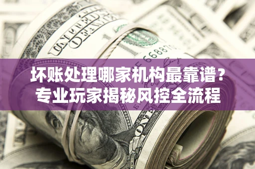 北京坏账处理哪家机构最靠谱？专业玩家揭秘风控全流程