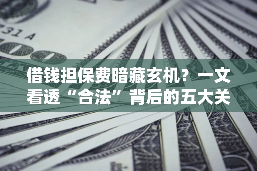 北京借钱担保费暗藏玄机？一文看透“合法”背后的五大关键陷阱
