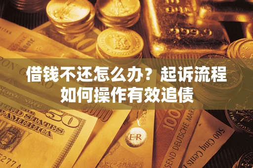 北京借钱不还怎么办？起诉流程如何操作有效追债
