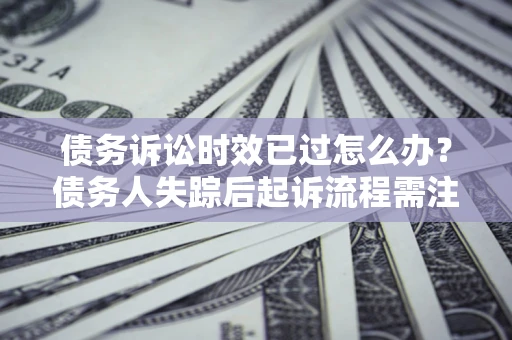 北京债务诉讼时效已过怎么办？债务人失踪后起诉流程需注意什么？