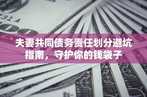 北京夫妻共同债务责任划分避坑指南，守护你的钱袋子