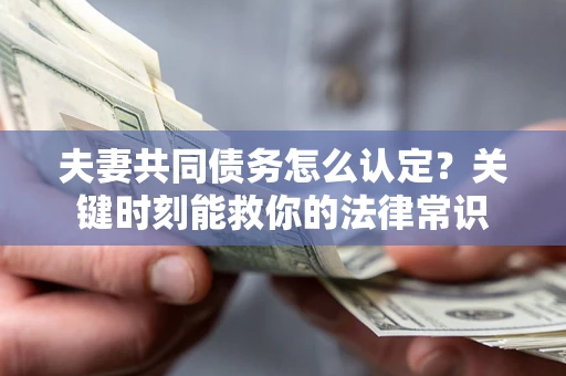 北京夫妻共同债务怎么认定？关键时刻能救你的法律常识